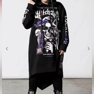 NWT Kill star oversized hoodie dress